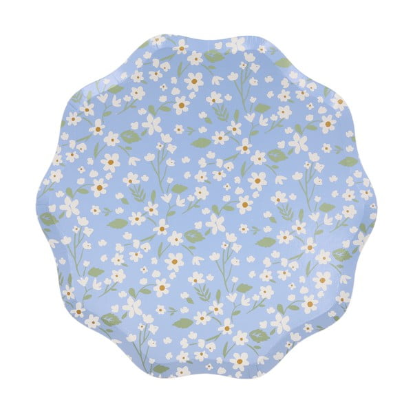 Tăvi de unică folosință 12 buc. din hârtie Ditsy – Meri Meri-image-4