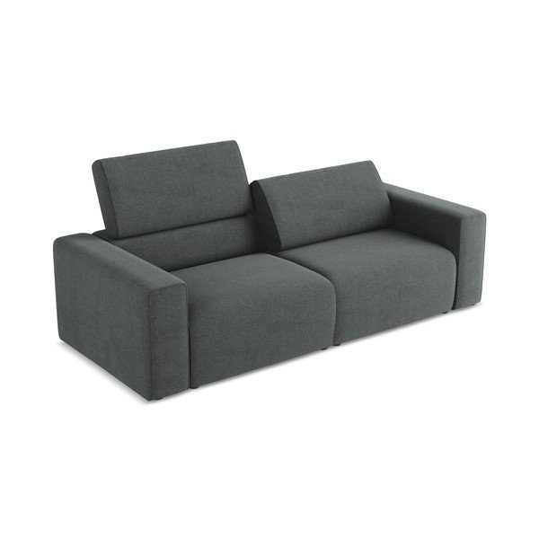Canapea modulară gri 224 cm Kalea – Makamii-image-1