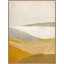 Tablou pictat manual 90x120 cm Yellow Field    – Malerifabrikken