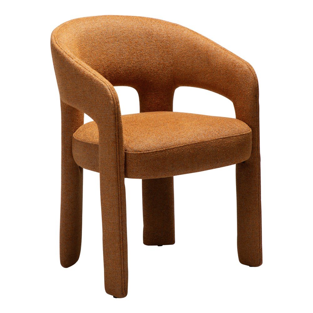 Scaun de living portocaliu cu cotiere Splendor – DAN-FORM Denmark