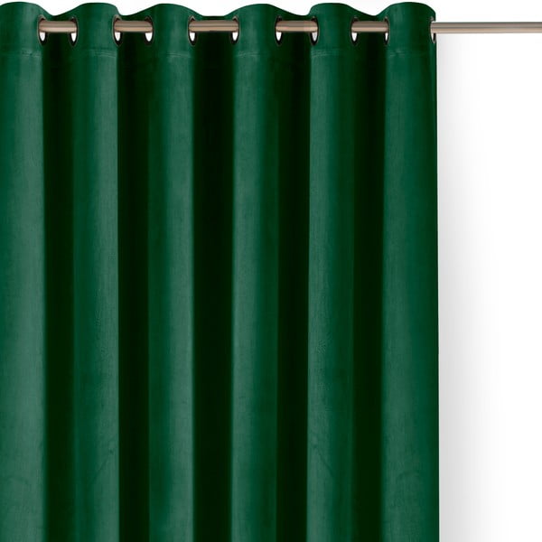 Draperie verde dimout (semi-opacă) din catifea 265x300 cm Velto – Filumi