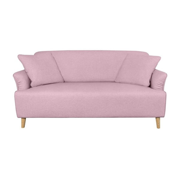 Canapea cu 2 locuri Kooko Home Funk, roz