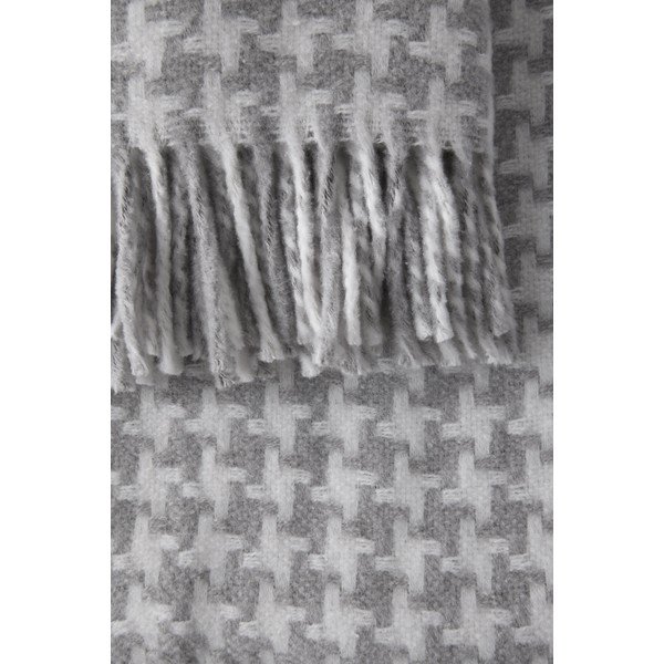 Pled Euromant Pearls, 140 x 180 cm, gri deschis-image-2