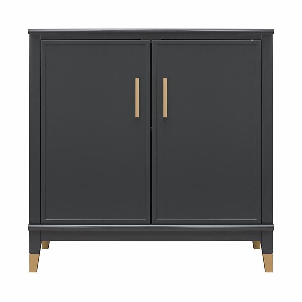 Dulap negru 84x84 cm Westerleigh – CosmoLiving by Cosmopolitan