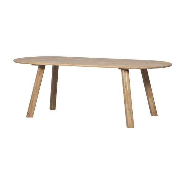 Masă de dining din lemn de stejar 90x220 cm Tablo – WOOOD-image-2