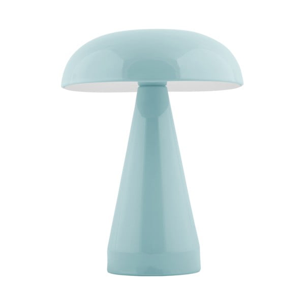 Veioză albastru-deschis LED cu intensitate reglabilă cu abajur din metal (înălțime 20,5 cm) Rachel – Leitmotiv