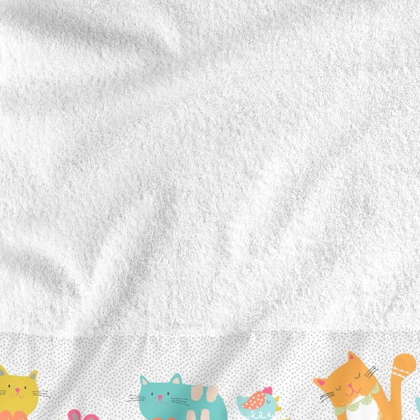 Set 2 prosoape din bumbac pentru copii Moshi Moshi Cat & Mouse din bumbac-image-1