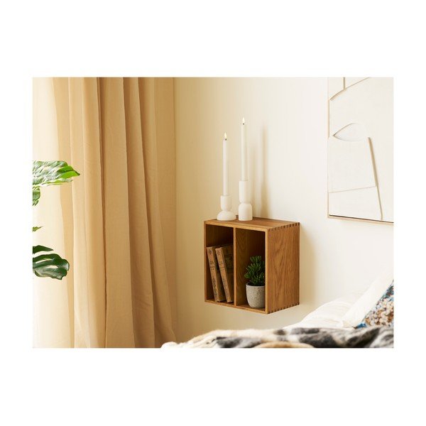 Raft în culoare naturală etajat din lemn de stejar 18 cm Townsville – House Nordic-image-4