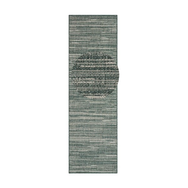 Covor de exterior verde de tip traversă 350x80 cm Gemini - Elle Decoration