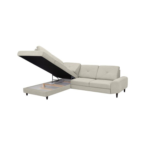 Canapea colţar Windsor & Co Sofas Beta, partea stângă, bej-image-4