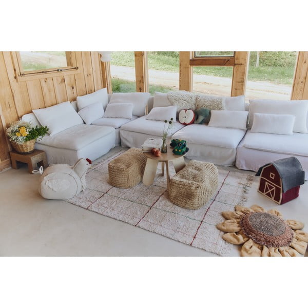 Fotoliu puf pentru copii galben muștar Haystack – Lorena Canals-image-2