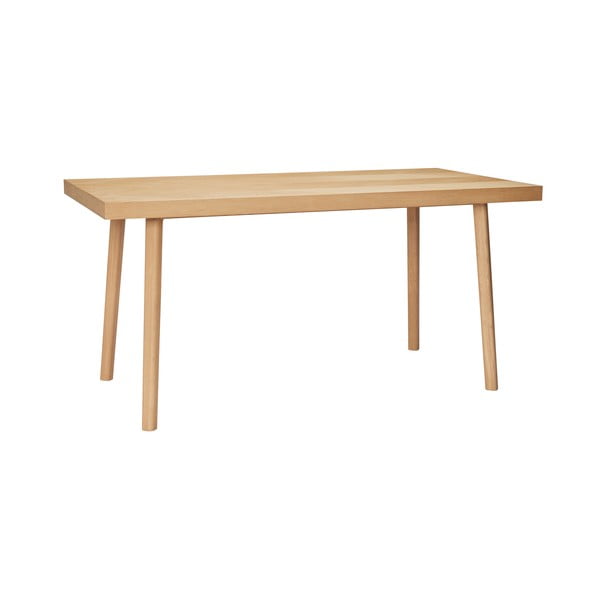 Masă de dining cu aspect de lemn de stejar 80x160 cm Herringbone – Hübsch