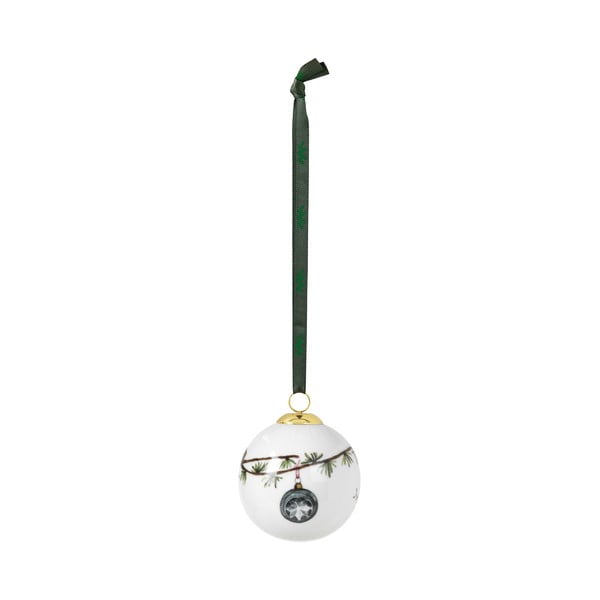 Globuleț de Crăciun suspendat din porțelan Kähler Design Hammershøi-image-2
