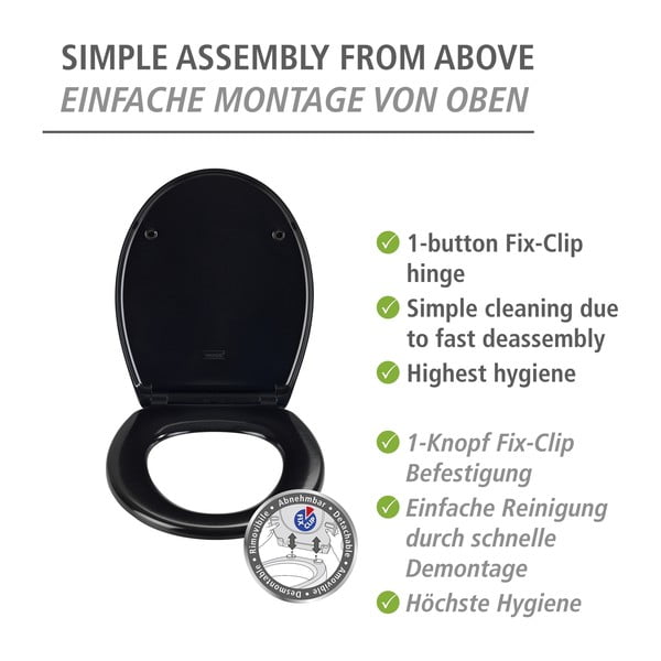 Capac WC 37,5 x 46 cm cu închidere automată Vorno – Wenko-image-4