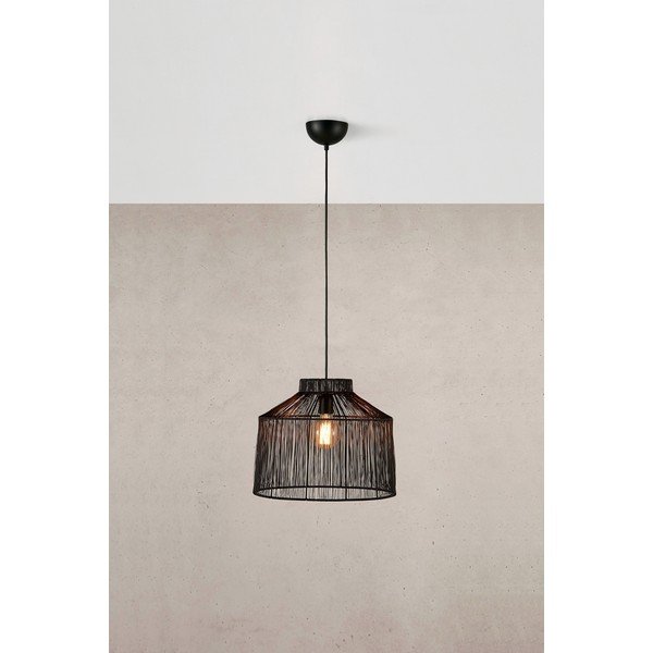 Lustră neagră cu abajur din metal ø 42 cm Capanna – Markslöjd-image-1