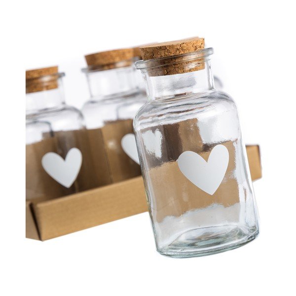 Set 6 pahare Heart, 250 ml-image-2