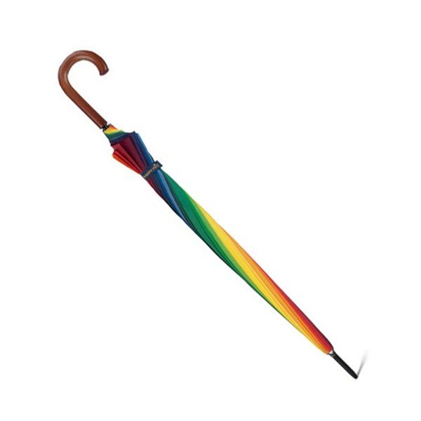 Umbrelă Ambiance Rainbow, ⌀ 130 cm, colorată-image-1