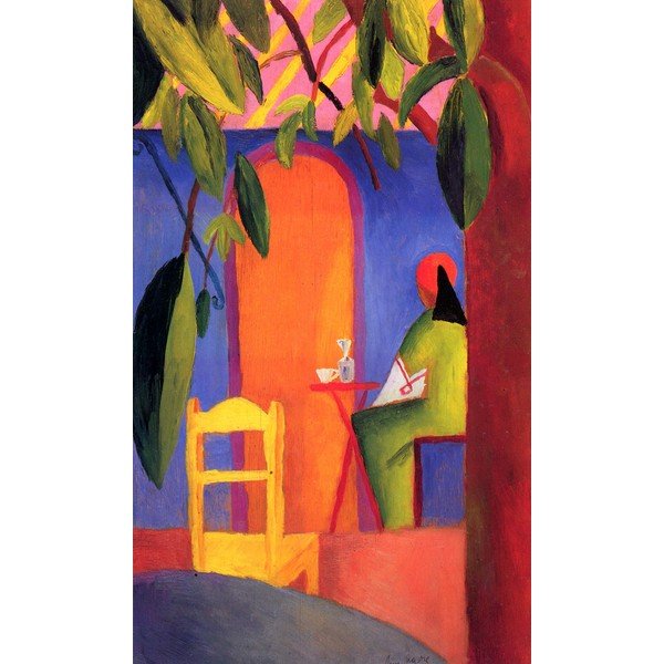 Reproducere tablou August Macke - Turkish Cafe II, 50 x 30 cm