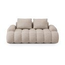 Canapea maro deschis 175 cm Linz – Cosmopolitan Design