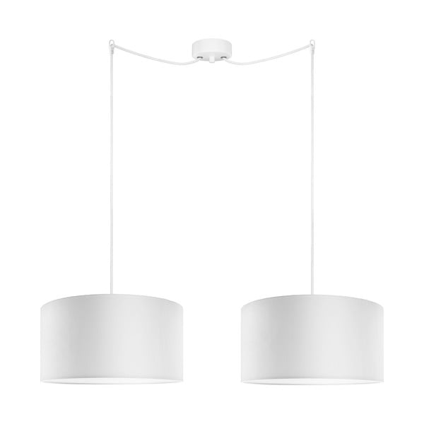 Lampă de tavan dublă Bulb Attack Tres, ⌀ 36 cm, alb