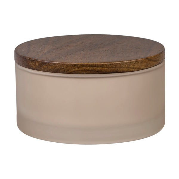 Organizator de baie bej pentru dischete demachiante din sticlă Modest – Mette Ditmer Denmark