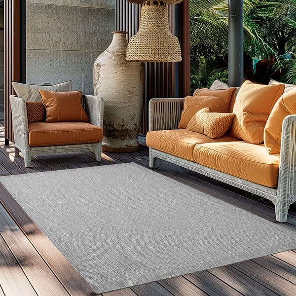 Covor de exterior gri 80x150 cm Giza – Ayyildiz Carpets-image-1