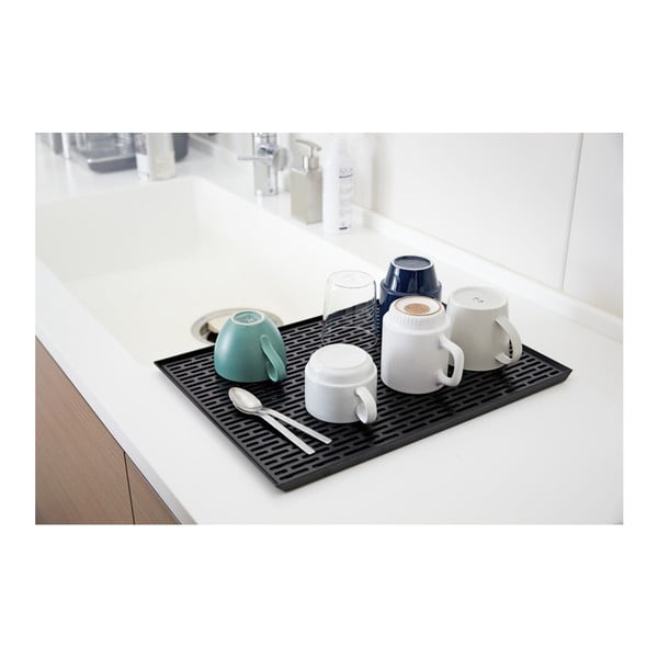 Scurgător vase Yamazaki Tower, negru-image-1