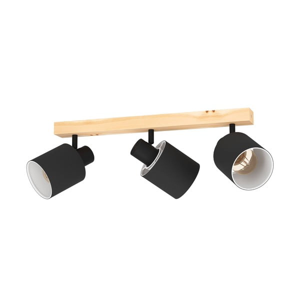 Spot negru/în culoare naturală 5x48 cm BATALLAS – EGLO