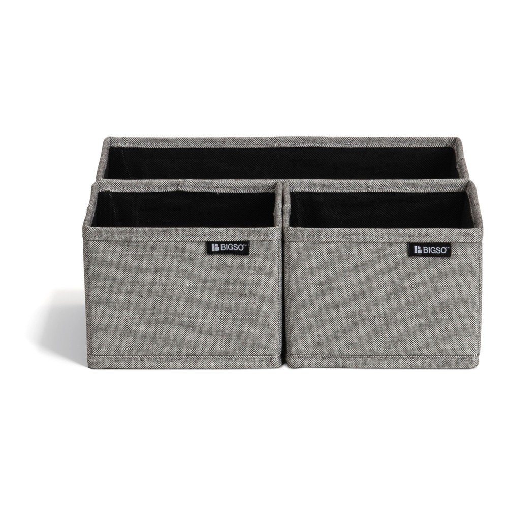 Organizatoare pentru sertare 3 buc. din material textil Soft Storage – Bigso