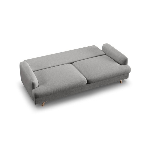 Canapea gri extensibilă/cu spațiu de depozitare 233 cm Naomi – Micadoni -image-4