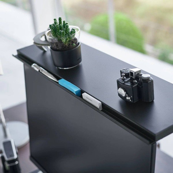 Suport pentru monitor negru din metal Tower – YAMAZAKI-image-3