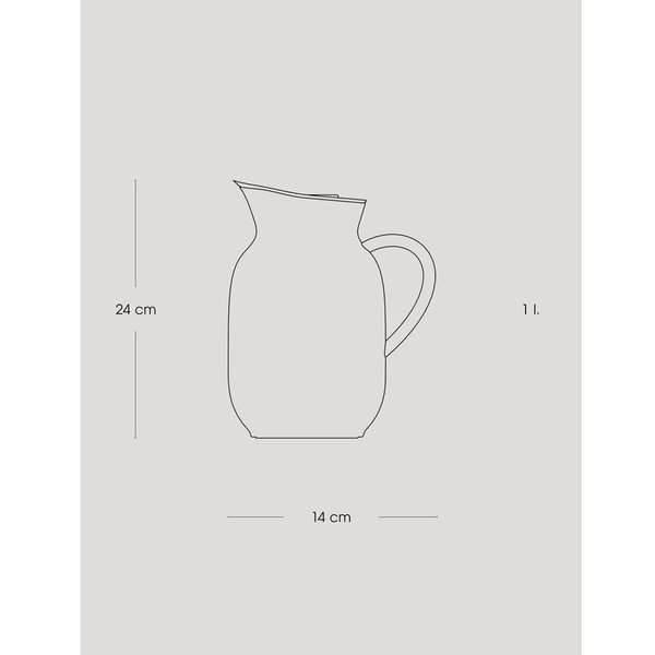 Cană termos argintiu din oțel inoxidabil 1,2 l Amphora – Stelton-image-3
