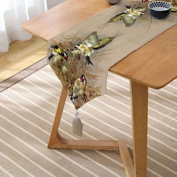 Napron de masă 45x140 cm Yellow Bird – Mila Home-image-1