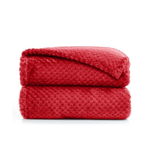 Pătură din microfibră DecoKing Henry, 220 x 240 cm, roșu-image-2
