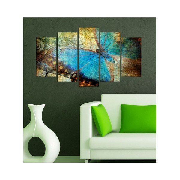 Tablou din mai multe piese Insigne Funge, 102 x 60 cm-image-1