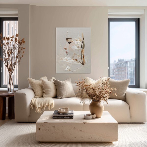 Tablou 60x80 cm Stitched Bloom – Styler-image-2