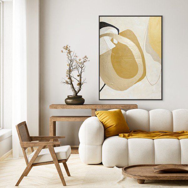 Tablou pictat manual cu ramă/pe pânză 91x121 cm Stardust – Malerifabrikken-image-1