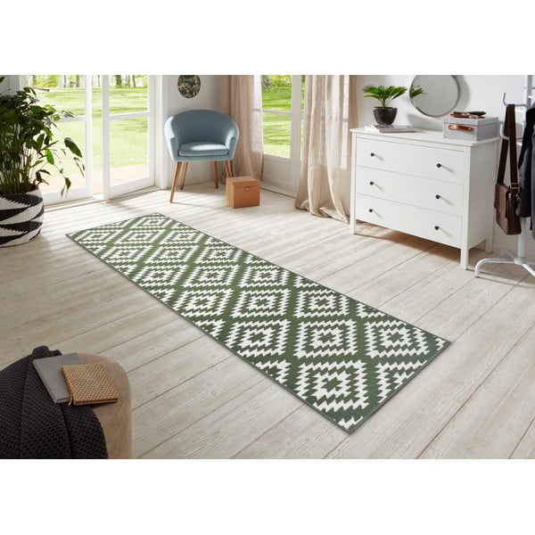 Covor tip traversă verde 200x80 cm Nordic - Hanse Home-image-1
