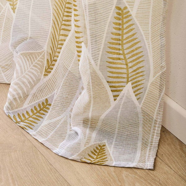 Perdea bej din voal 140x240 cm Kim – douceur d'intérieur-image-4