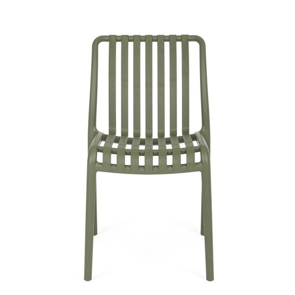 Scaun de grădină verde din plastic Billie – Bizzotto-image-2