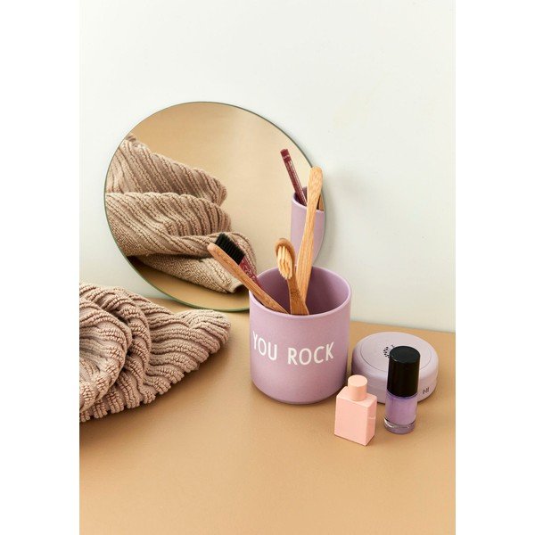 Cană din porțelan Design Letters Rock, 300 ml, violet-image-1