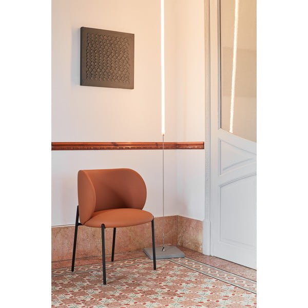 Set de scaune de sufragerie portocaliu 2 buc. tapițat Mogi – Teulat-image-1