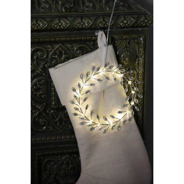 Decorațiune luminoasă de Crăciun argintie cu baterii ø 19 cm Aria – Markslöjd-image-3