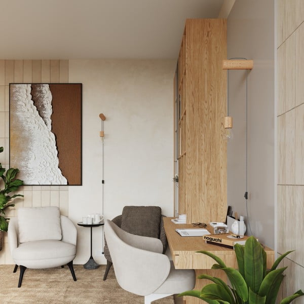 Aplică de perete în culoare naturală Arcadia – Sollux-image-2