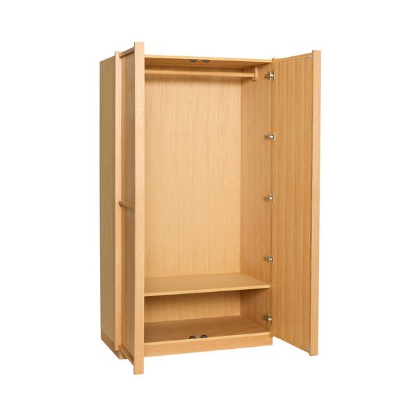 Șifonier în culoare naturală cu aspect de lemn de stejar 100x181x55 cm Kura – Hübsch-image-4