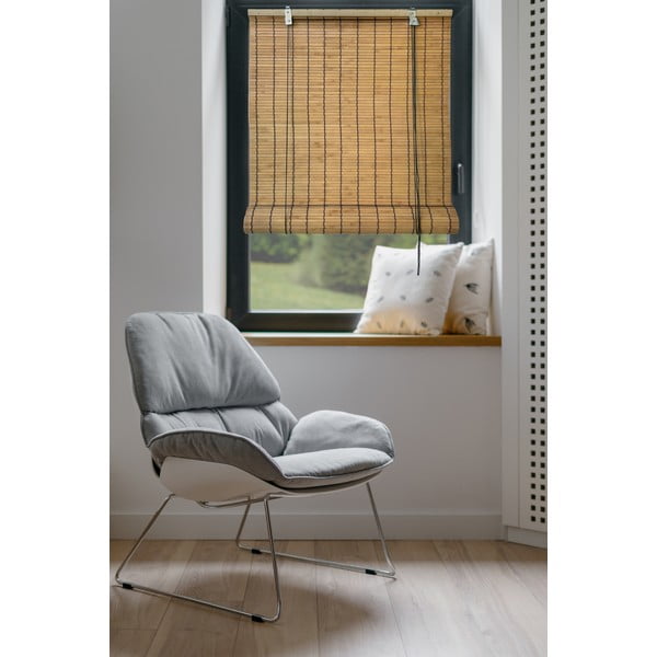 Jaluzea în culoare naturală din bambus 90x220 cm Zeva – Gardinia-image-1