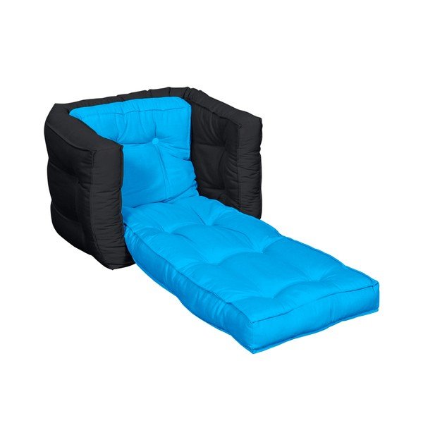 Fotoliu pentru copii Karup Baby Dice Horizon Blue/Gray-image-2