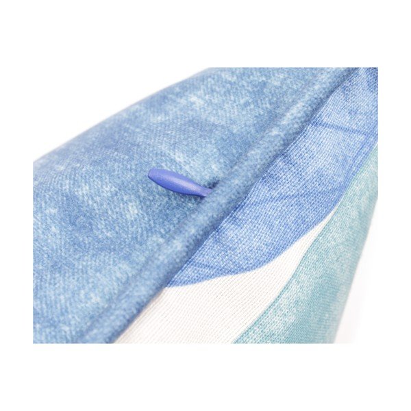 Față de pernă WeLoveBeds Circles, 60 x 60 cm, albastru-image-2