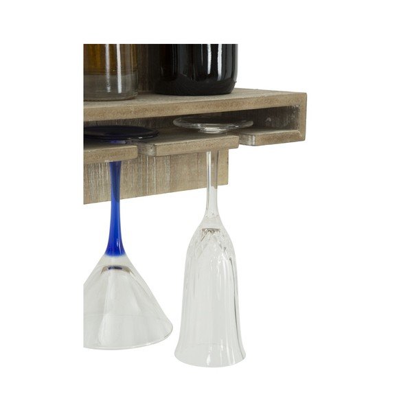 Suport de perete pentru sticle și pahare Mauro Ferretti Pipe Bar, 76 x 34 cm-image-2