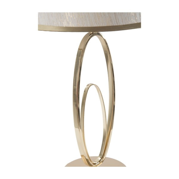 Veioză cu o construcție aurie Mauro Ferretti Flush, alb-image-2